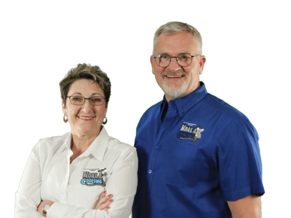 Scott and Stacie Feller, co-owners of Koala Cooling & Plumbing
