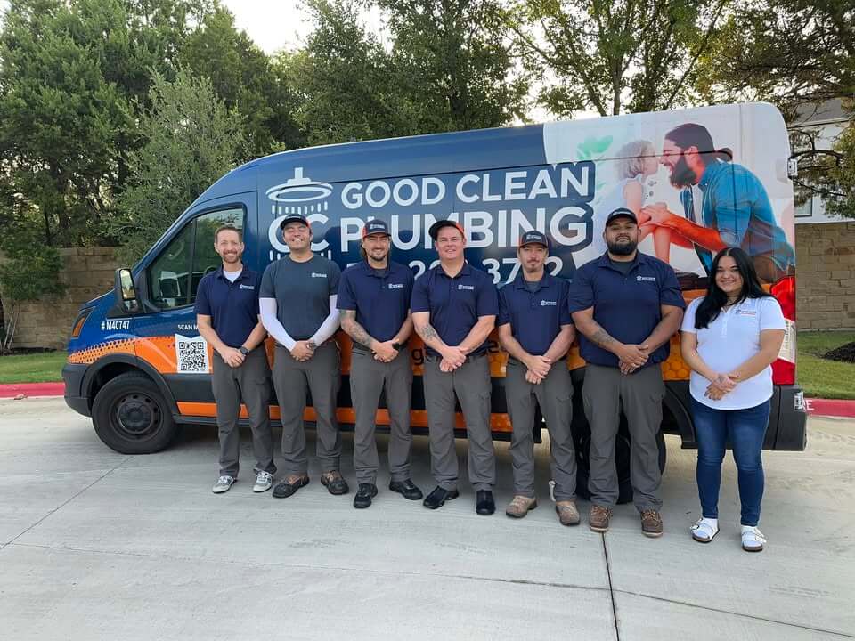 Good Clean Plumbing Team w Van
