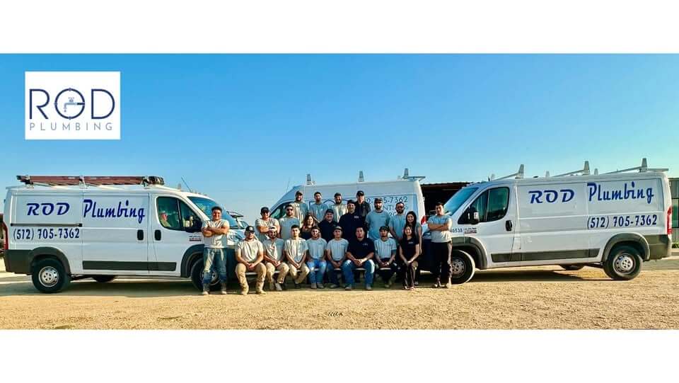 ROD Plumbing Crew w Vans ROD Plumbing Team with their vans